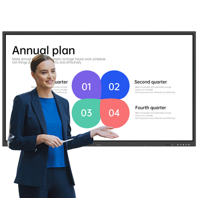 75 Inch Digital Interactive LED Smart Board for Education 86/98/110 Inch Variants Whiteboard Panel for Classroom Use
