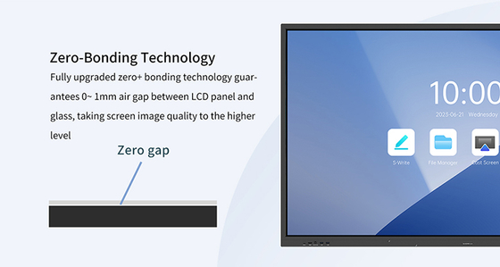 75 Inch Digital Interactive LED Smart Board for Education 86/98/110 Inch Variants Whiteboard Panel for Classroom Use