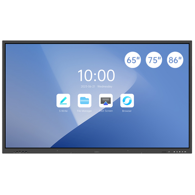 Factory Price 110 86 75 65 Inch Multi Touch Screen All in One TV Smart Board Flat Panel Interactive Whiteboard for Sale