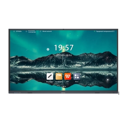 E6 75'' Interactive Flat Panel 86 Inch for Education Interactive Multi Touch Screen Whiteboard Interactive Smart Board