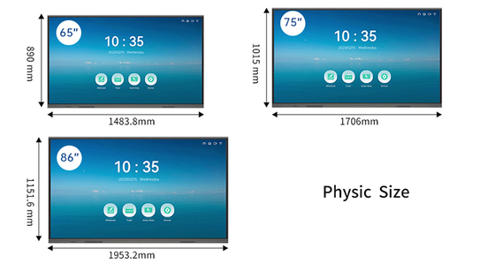GK880T 55 65 75 86inch IPS HD 4K LCD Touch Screen Interactive Smart Board INTERACT BOARD Interact Board