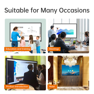 GK880T 55 65 75 86inch IPS HD 4K LCD Touch Screen Interactive Smart Board INTERACT BOARD Interact Board