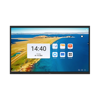 Android 11.0 Interactive Whiteboard 86inch Interactive Display Infrared 20 Touch windows 40 Touch for School and Conference
