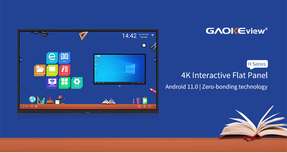 Gaokeview 65" 75" 86" Infrared Whiteboard All in One White Board Smart Interactive Flat Panel for Business