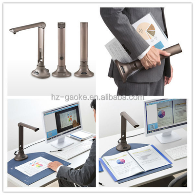2 MP Portable Scanner Video Presenter Monitor Camera HD Handy Scanner for  Documents Camera Scanner