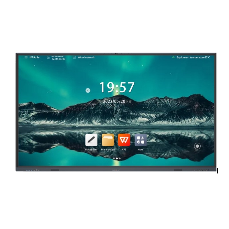 E6 75'' Interactive Flat Panel 86 Inch for Education Interactive Multi Touch Screen Whiteboard Interactive Smart Board
